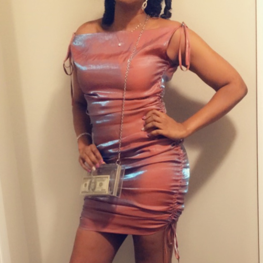 Womens multi color changing dress
